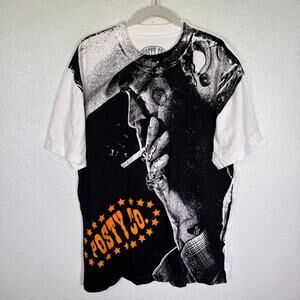 Post Malone Shirt Mens Large Smoking Posty Co Tee Big Stadium Tour Concert Merch
